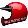 Retrohjälm Moto-3 Classic Glans Röd BELL s – miniatyr 5