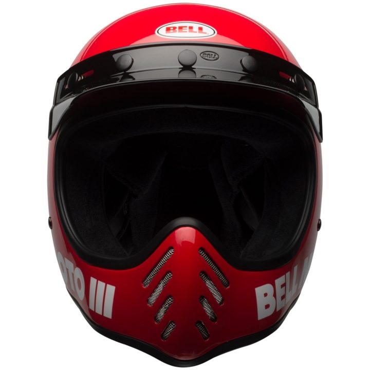 Retrohjälm Moto-3 Classic Glans Röd BELL s – bild 3