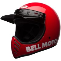 Retrohjälm Moto-3 Classic Glans Röd BELL