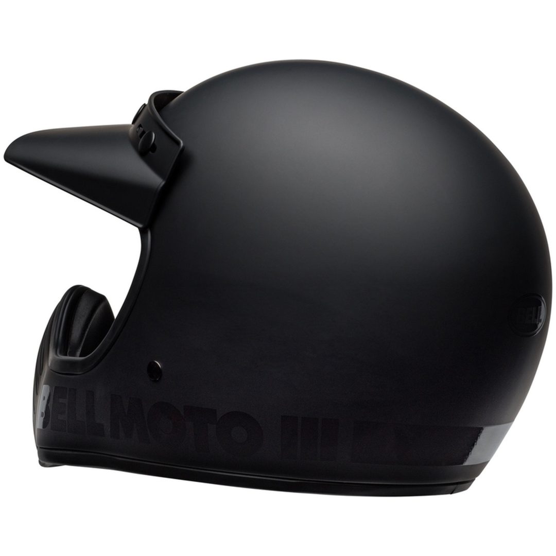 Retrohjälm Moto-3 Classic Matt Glans Svart BELL s – bild 8