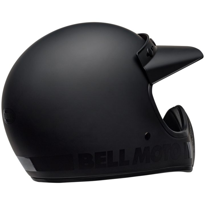 Retrohjälm Moto-3 Classic Matt Glans Svart BELL s – bild 7