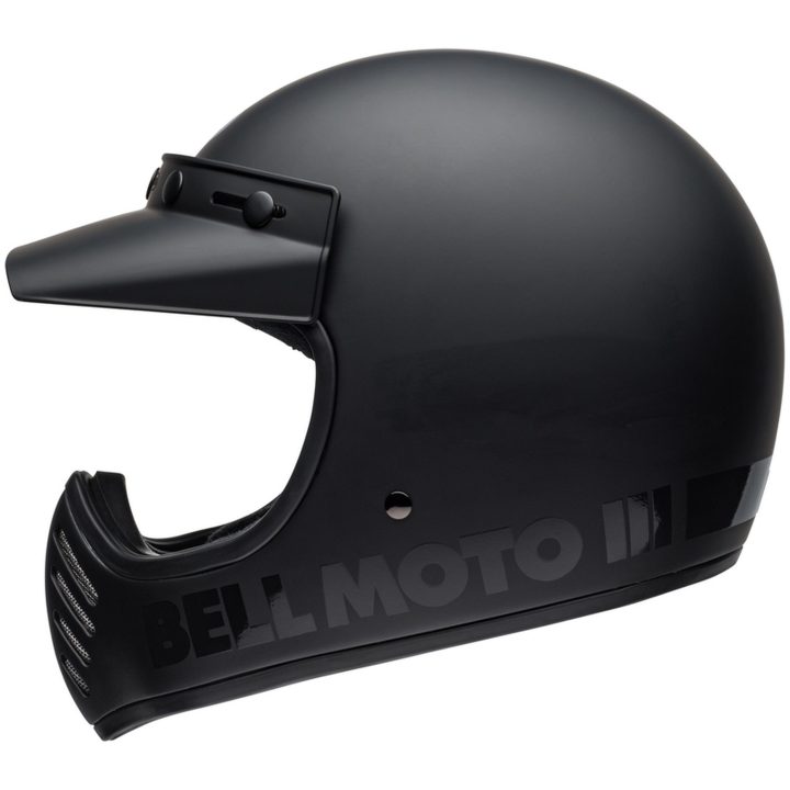 Retrohjälm Moto-3 Classic Matt Glans Svart BELL s – bild 6