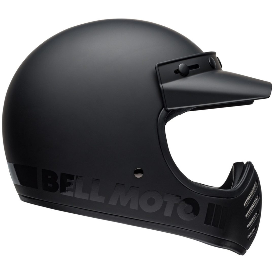 Retrohjälm Moto-3 Classic Matt Glans Svart BELL s – bild 5