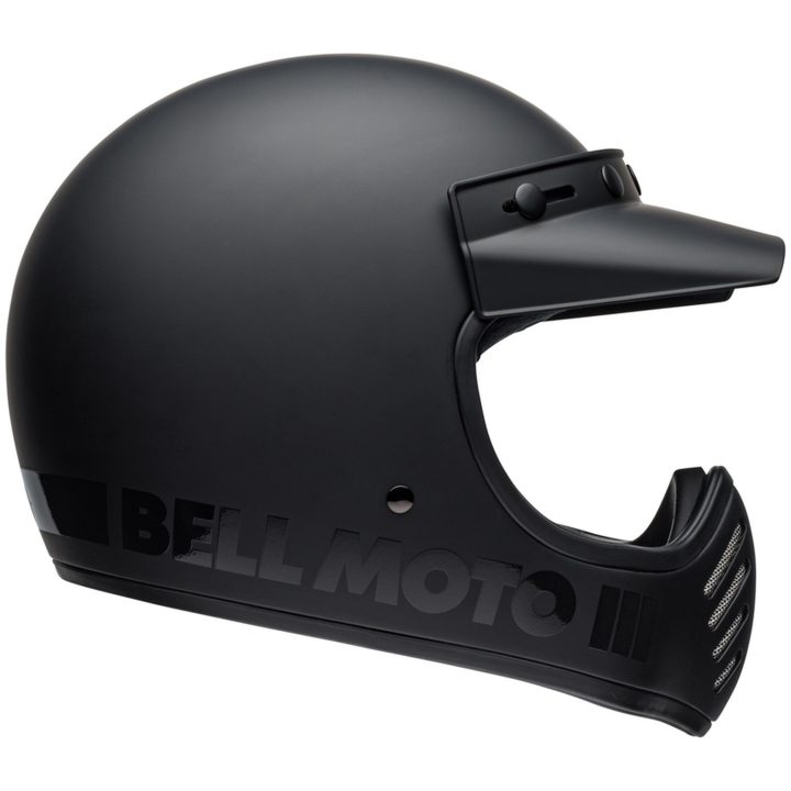 Retrohjälm Moto-3 Classic Matt Glans Svart BELL s – bild 5