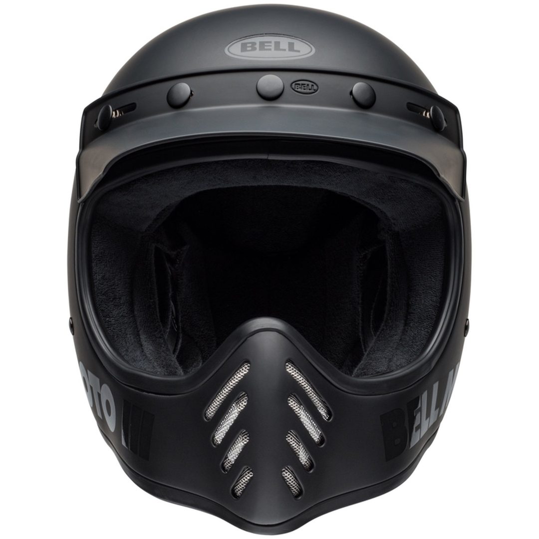 Retrohjälm Moto-3 Classic Matt Glans Svart BELL s – bild 4