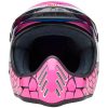 Retrohjälm Moto-3 Deathspray Glans Rosa/lila/vit BELL s – miniatyr 3