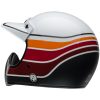 Retrohjälm Moto-3 Rsd Saddleback Satin Glans Vit/svart BELL s – miniatyr 5
