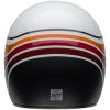 Retrohjälm Moto-3 Rsd Saddleback Satin Glans Vit/svart BELL s – miniatyr 6