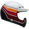 Retrohjälm Moto-3 Rsd Saddleback Satin Glans Vit/svart BELL s – miniatyr 8