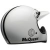 Retrohjälm Moto-3 Steve Mcqueen Glans Vit/svart BELL s – miniatyr 7