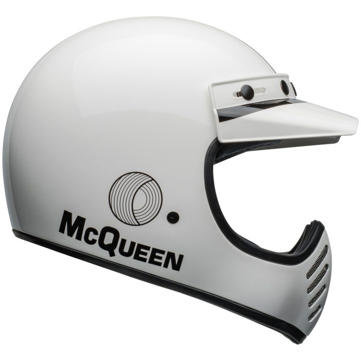 Retrohjälm Moto-3 Steve Mcqueen Glans Vit/svart BELL s – bild 8