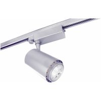 Rex II LED Track Light, 3-fas, Silver, 46W, 230V MALMBERGS