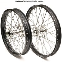 REX WHEELS 18-2,15 EXC&EXCF 24-.. TE&FE 24-.. EC&ECF 24 BLACK RIM/SILVER HUB 22M
