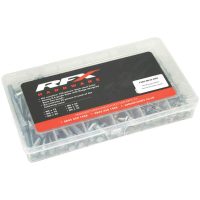 RFX M6 Flange Head Bolt Assortment Box - 25 x 6 sizes