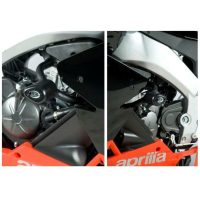 R&G RACING Aero Crash Protectors Black Aprilia RS4 125