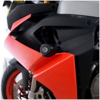 R&G RACING Aero Crash Protectors - Black Aprilia RS660