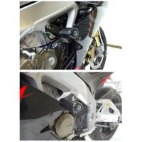R&G RACING Aero Crash Protectors Black Aprilia RSV4 R/RR/RF/Factory