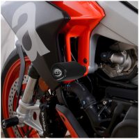 R&G RACING Aero Crash Protectors Black - Aprilia Tuono 660
