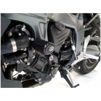 R&G RACING Aero Crash Protectors Black BMW K1200R/1300R