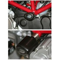 R&G RACING Aero Crash Protectors Black Ducati