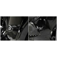 R&G RACING Aero Crash Protectors Black Honda CBF1000F/Travel