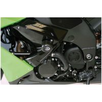 R&G RACING Aero Crash Protectors Black Kawasaki ZX10R