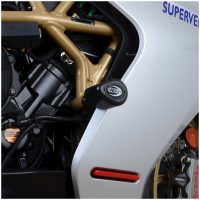 R&G RACING Aero Crash Protectors - Black MV Agusta Superveloce 800