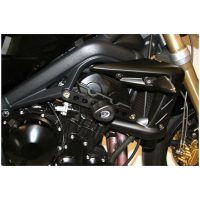 R&G RACING Aero Crash Protectors Black Triumph Street Triple/R 675