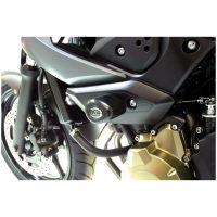 R&G RACING Aero Crash Protectors Black Yamaha XJ6 N/S Diversion