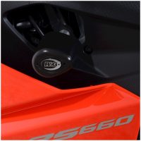 R&G RACING Aero Crash Protectors (Non-Drill Kit) - Black Aprilia RS660