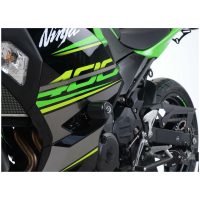 R&G RACING Aero Crash Protectors White Kawasaki Ninja 400/Z400