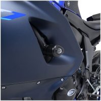 R&G RACING Aero Race Crash Protectors - Black Yamaha R7