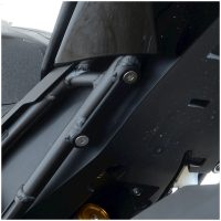 R&G RACING Footrest Blanking Plate Black - Honda CBR1000RR-R Fireblade