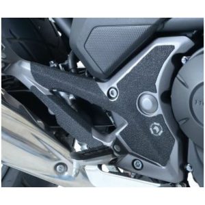 R&G RACING Footrest Hangers Boot Guard Set 4 Pieces Black Honda NC700S/700X/750S/750X