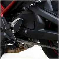 R&G RACING Footrest Hangers/Swingarm Boot Guard Set (3 Pieces) Black Kawasaki ZH2