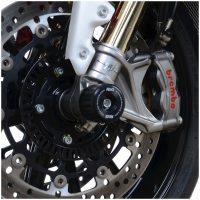 R&G RACING Fork Protectors - Black MV Agusta Brutale 1000 RR
