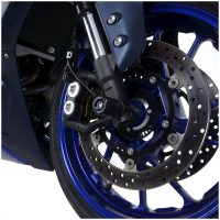 R&G RACING Fork Protectors - Black Yamaha R7