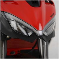 R&G RACING Headlight Shield Transparent (Pair) - Ducati Streetfighter V4