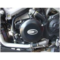 R&G RACING Left Crankcase Protection Cover Black Aprilia RSV4/Tuono