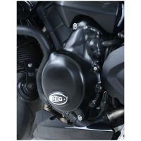 R&G RACING Left Crankcase Protection Cover Black Triumph