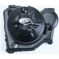 R&G RACING Left Race Type Crank Case Protection Cover Black Aprilia RSV4
