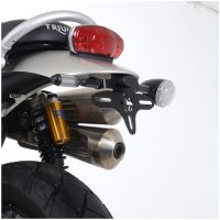 R&G RACING Licence Plate Holder - Black Triumph 1200 Scrambler XC/XE