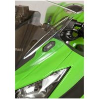 R&G RACING Mirror Blanking Plate - Black Kawasaki Ninja 250/300