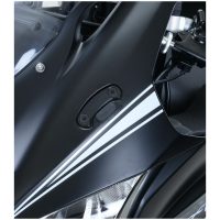 R&G RACING Mirror Blanking Plate - Black Kawasaki ZX-10R