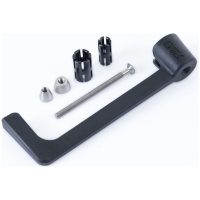 R&G RACING Moulded Lever Guard - Black Triumph
