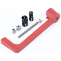 R&G RACING Moulded Lever Guard - Red Aprilia RS660