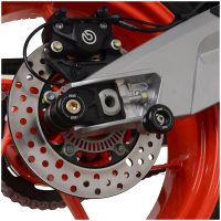R&G RACING Offset Cotton Reels Black - Aprilia