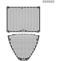 R&G RACING Pro Radiator Guard and PRO Downpipe Grille
