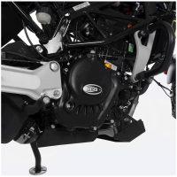 R&G RACING Race Series Right Crankcase Protection Cover (Clutch) - Black Husqvarna Svartpilen 125
