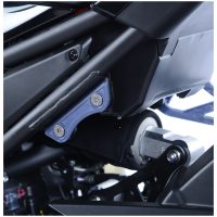 R&G RACING Rear Footrest Plate Black Kawasaki Z900
